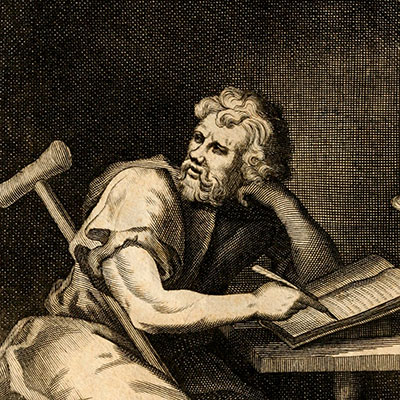 Drawing about Epictetus